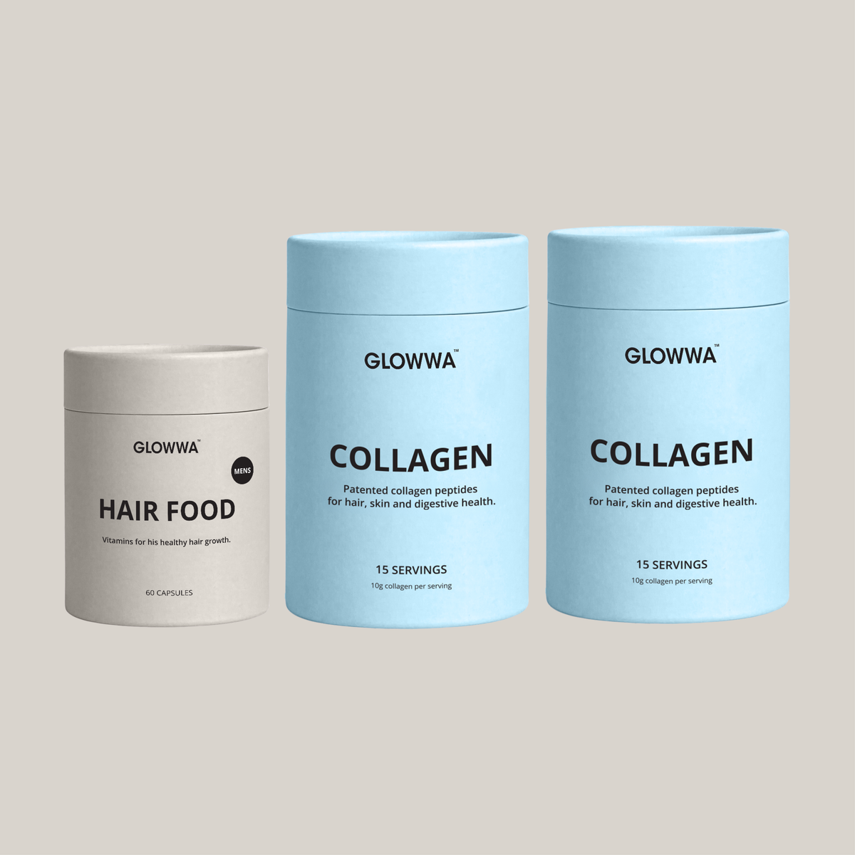 HAIR FOOD MENS + COLLAGEN Month Supply