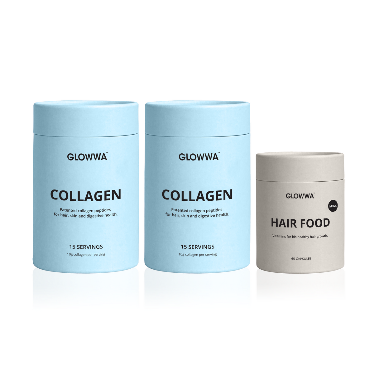 HAIR FOOD MENS + COLLAGEN Month Supply