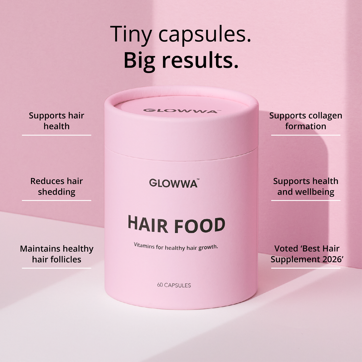 HAIR FOOD - Hair Vitamins, 1 Month Supply